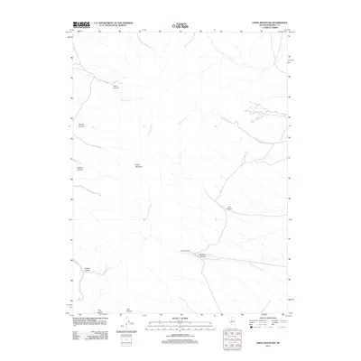 2011 Map of China Mountain, 2011 Print