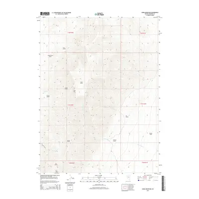 2015 Map of China Mountain, 2015 Print