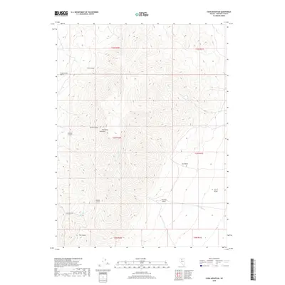 2018 Map of China Mountain, 2018 Print