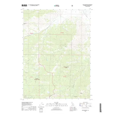 2018 Map of China Mountain, 2018 Print