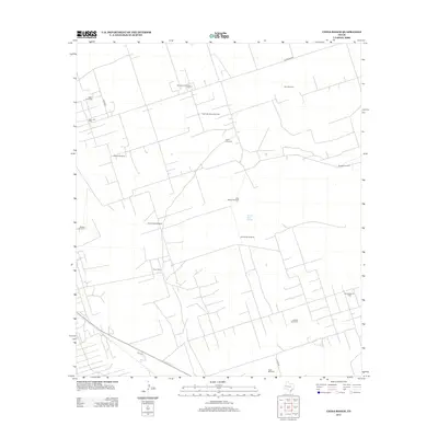 2012 Map of China Ranch, 2012 Print