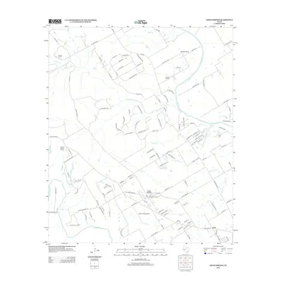 2012 Map of China Springs, 2012 Print