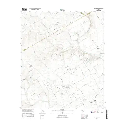 2016 Map of China Springs, 2016 Print
