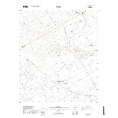 2019 Map of China Springs, 2019 Print