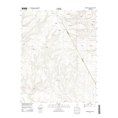 2013 Map of Chinaberry Canyon, 2013 Print