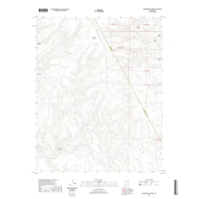 2020 Map of Chinaberry Canyon, 2020 Print