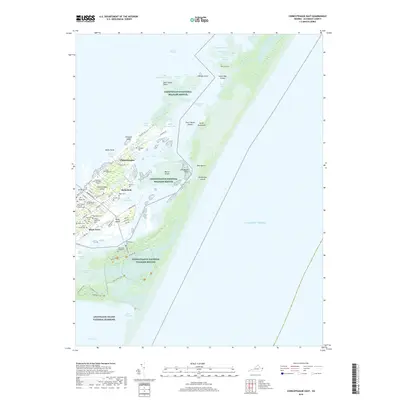 2019 Map of Chincoteague East, 2019 Print