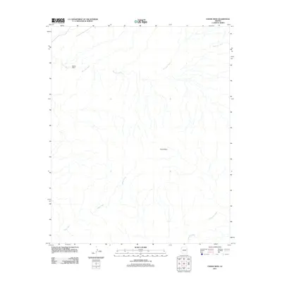 2011 Map of Chinde Mesa, 2011 Print