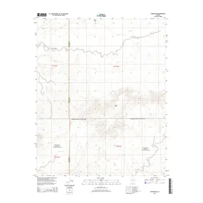 2014 Map of Chinde Mesa, 2014 Print