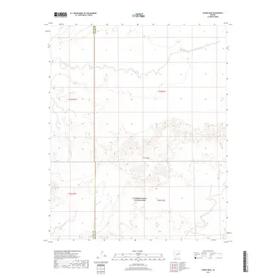 2018 Map of Chinde Mesa, 2018 Print