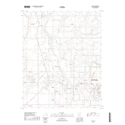 2018 Map of Chinle, 2018 Print