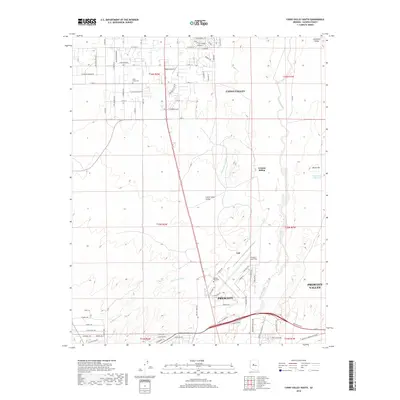 2018 Map of Chino Valley South, 2018 Print