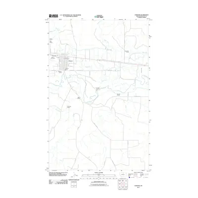 2011 Map of Chinook, 2011 Print