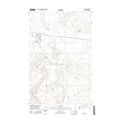 2017 Map of Chinook, 2017 Print