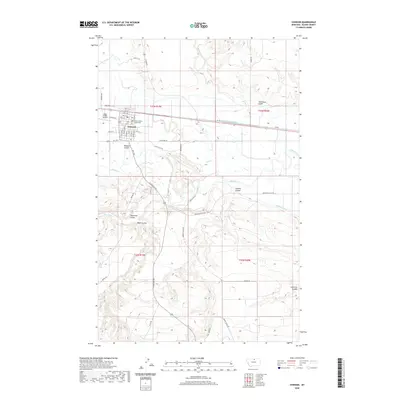 2020 Map of Chinook, 2020 Print
