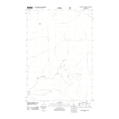 2011 Map of Chinook Mountain, 2011 Print