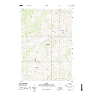 2020 Map of Chinook Mountain, 2020 Print