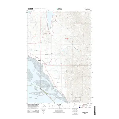 2014 Map of Chinook, 2014 Print