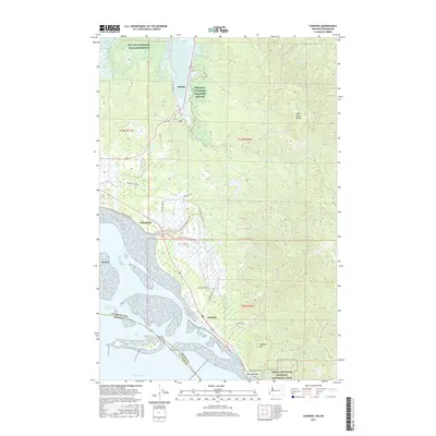 2017 Map of Chinook, 2017 Print