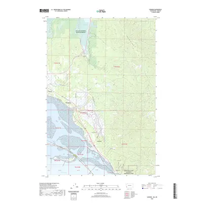 2020 Map of Chinook, 2020 Print