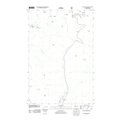 2011 Map of Chinook Pass, 2011 Print