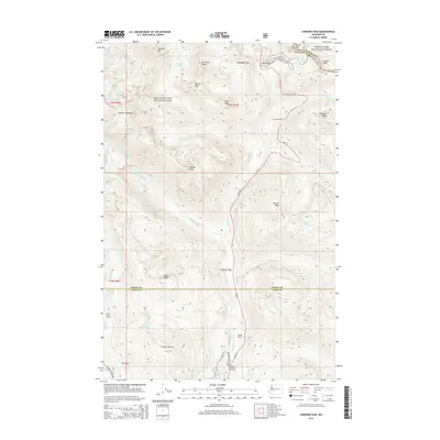 2014 Map of Chinook Pass, 2014 Print