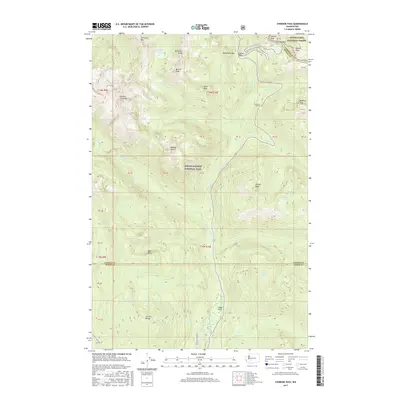 2017 Map of Chinook Pass, 2017 Print