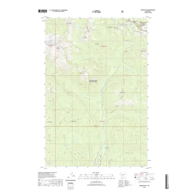 2020 Map of Chinook Pass, 2020 Print