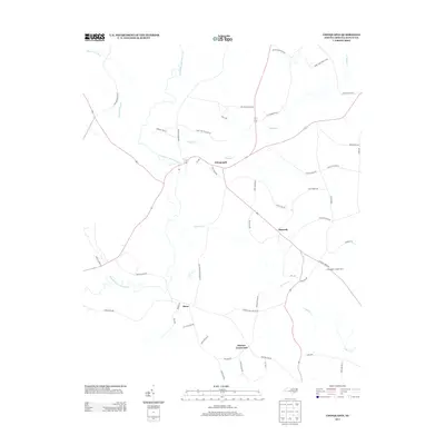 2013 Map of Chinquapin, 2013 Print