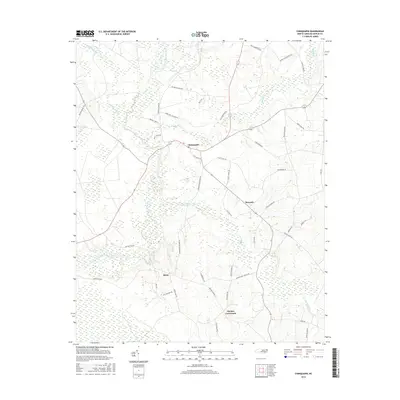 2016 Map of Chinquapin, 2016 Print