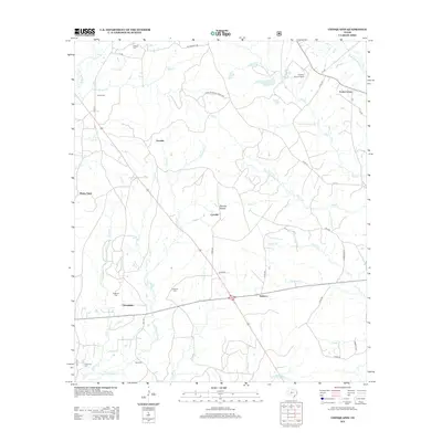 2013 Map of Chinquapin, 2013 Print