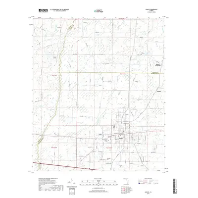 2018 Map of Chipley, 2018 Print