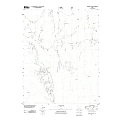 2011 Map of Chippean Rocks, 2011 Print