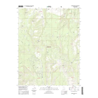 2017 Map of Chippean Rocks, 2017 Print