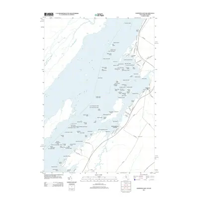 2013 Map of Chippewa Bay, 2013 Print