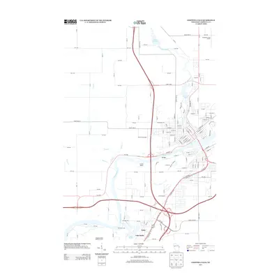 2013 Map of Chippewa Falls, 2013 Print