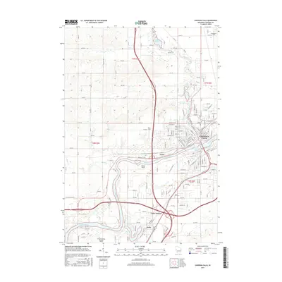 2015 Map of Chippewa Falls, 2015 Print