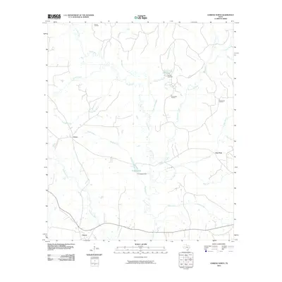 2010 Map of Chireno North, 2010 Print