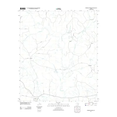 2013 Map of Chireno North, 2013 Print
