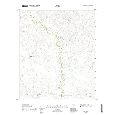 2019 Map of Chireno North, 2019 Print