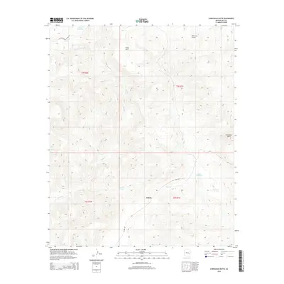 2014 Map of Chiricahua Butte, 2014 Print