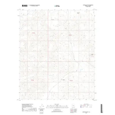 2018 Map of Chiricahua Butte, 2018 Print