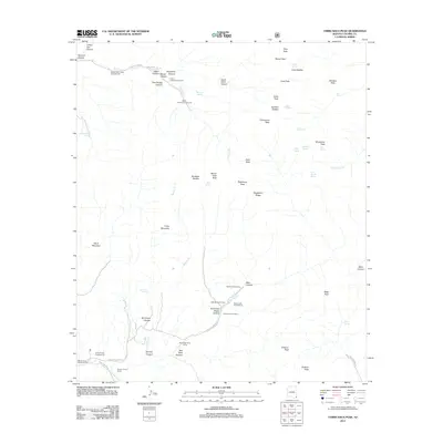 2012 Map of Chiricahua Peak, 2012 Print