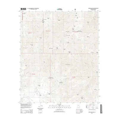 2014 Map of Chiricahua Peak, 2014 Print