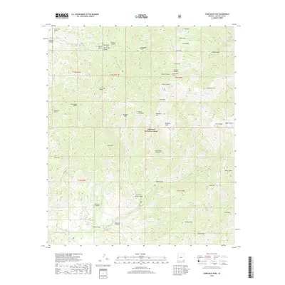2018 Map of Chiricahua Peak, 2018 Print