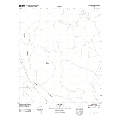 2010 Map of Chispa Mountain, 2010 Print