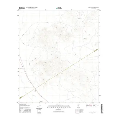 2016 Map of Chispa Mountain, 2016 Print