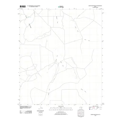 2010 Map of Chispa Mountain NE, 2010 Print
