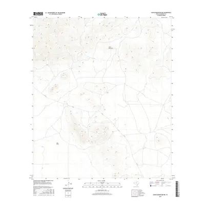 2016 Map of Chispa Mountain NW, 2016 Print