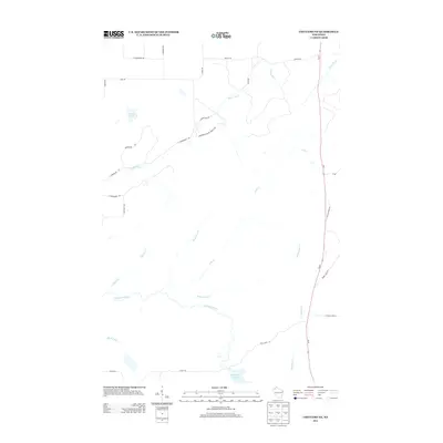 2013 Map of Chittamo NE, 2013 Print